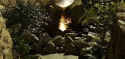 水と光と霧の庭